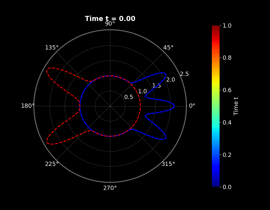 First simulation animation